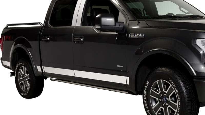 Putco — Putco 16-17 Nissan Titan Crew Cab 6.7ft Bed Stainless Steel Rocker Panels
Rocker Panel Molding - view 1