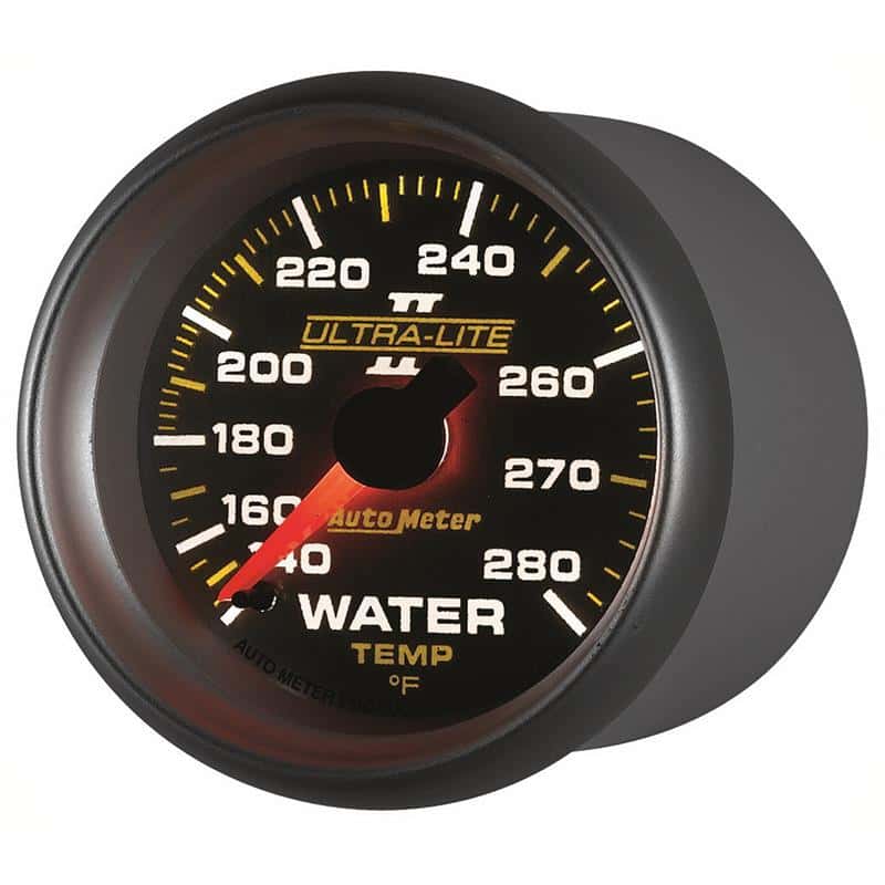 AutoMeter — Autometer Ultra-Lite II 52mm 140-280 Deg F Mechanical Water Temp Gauge
2-1/16" WATER TEMP, - view 4