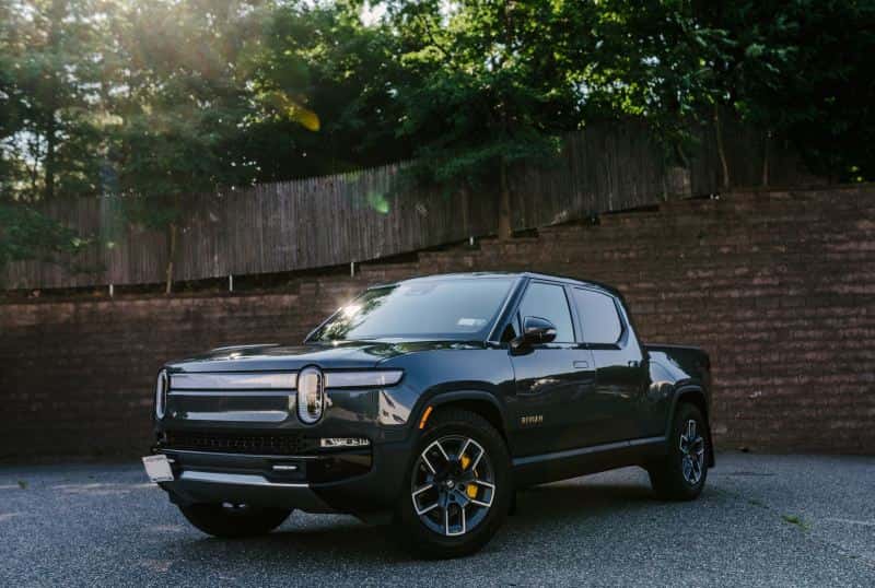 Rally Armor — Rally Armor 22-25 Rivian R1T Black UR Mud Flap w/White Logo
Mud Flap - view 4