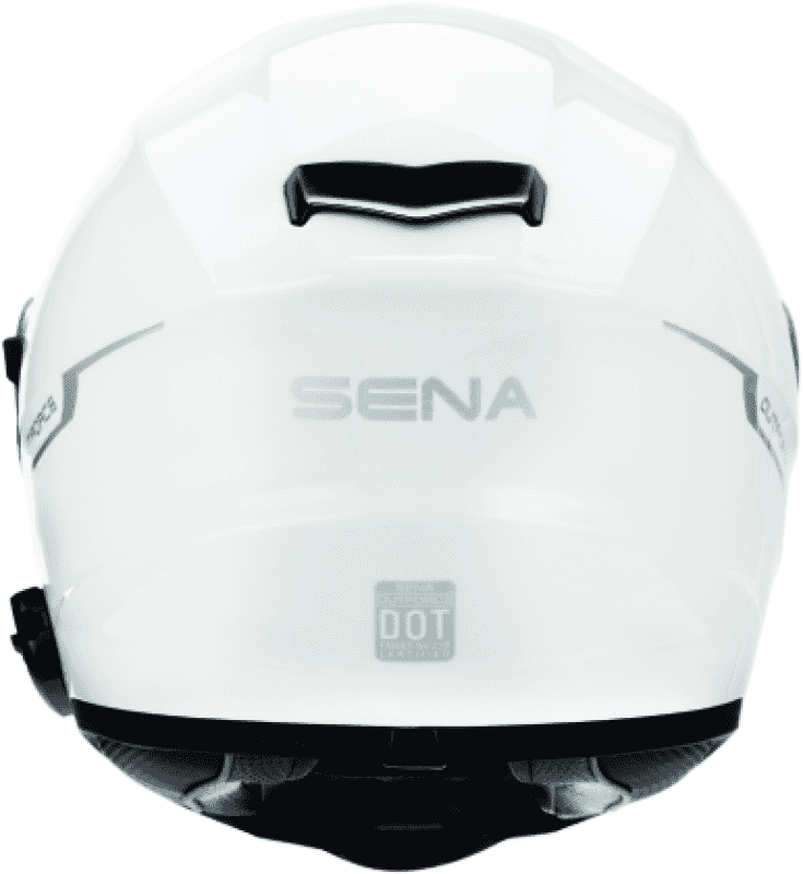 Sena Technologies — Sena Technologies Outforce Full Face Bluetooth Helmet Glossy White - XL - view 2