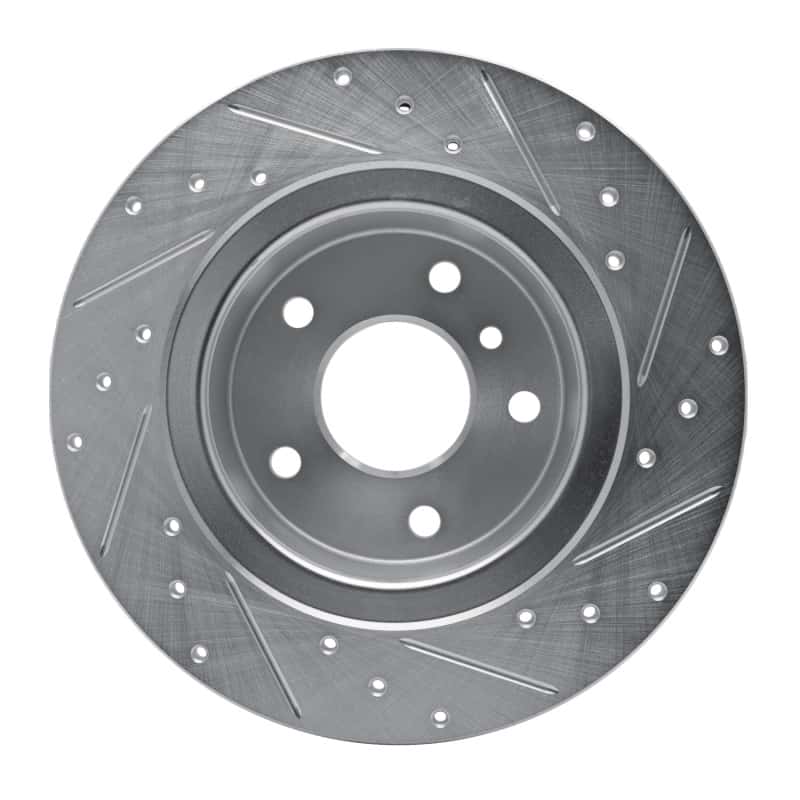 R1 Concepts — R1 94-04 Land Rover Range Rover Rear Left Drilled & Slotted Silver Brake Rotor
R1 Brake Rotor Drill - view 5