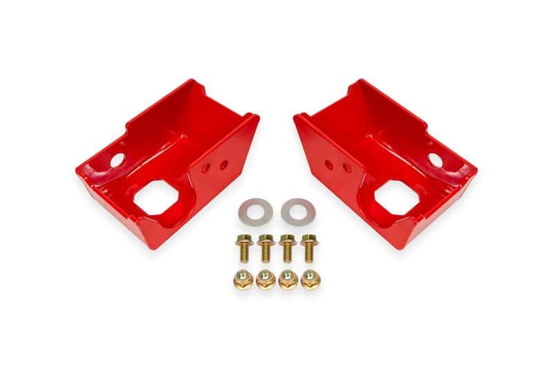 BMR Suspension — BMR 2021+ Ford Bronco (Exc. Bronco Sport) Rear Shock Mount Skid Plates - Red
Rr Shock Skid Plate - view 2