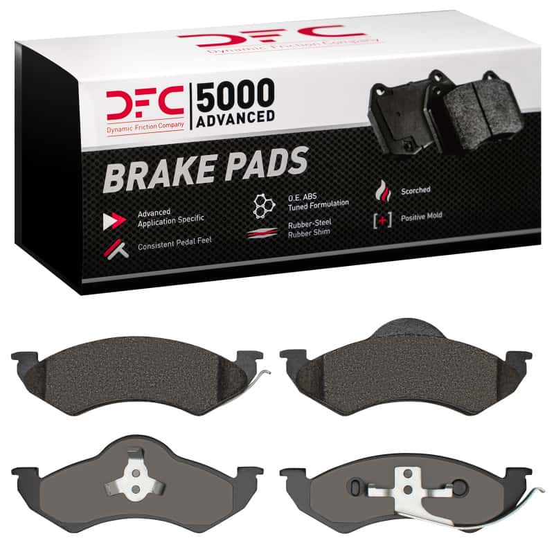 DFC — DFC 98-99 Dodge Durango Front 5000 Advanced Semi Metallic Brake Pads
DFC Brake Pad Set - view 4