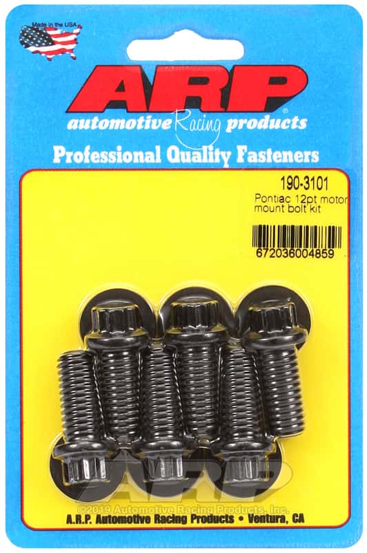 ARP — ARP Pontiac 12pt Motor Mount Bolt Kit - view 1