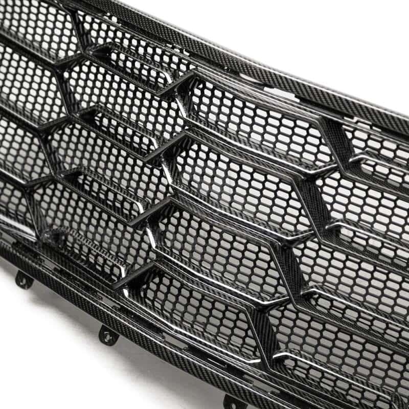 Anderson Composites — Anderson Composites 17-18 Chevrolet Camaro ZL1 1LE Front Lower Grille - view 4