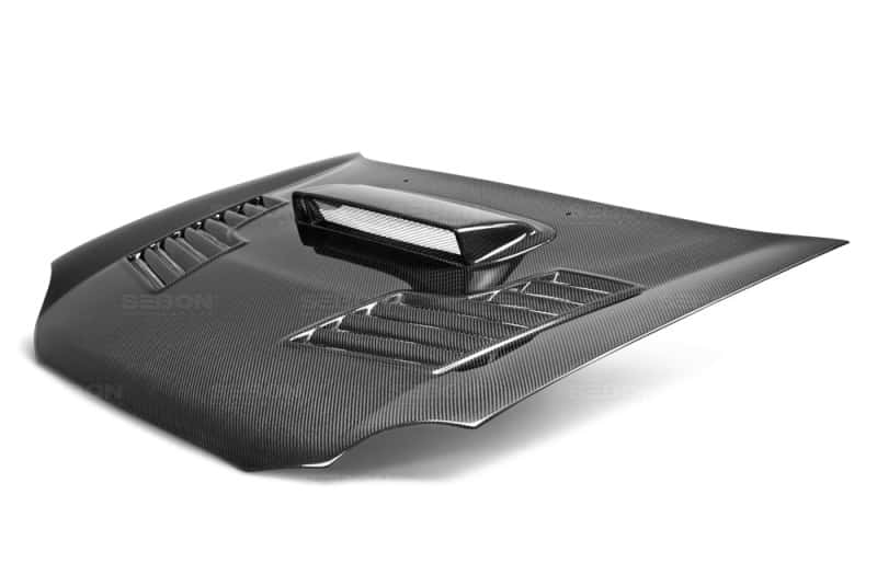 Seibon — Seibon 02-03 Subaru WRX CWII Carbon Fiber Hood - view 3