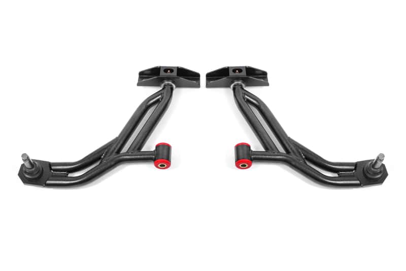 BMR Suspension — BMR 10-14 Ford Mustang Non-Adj. Lower A-Arms Delrin/Rod w/ 19mm Tall Ball Joint - Black Hammertone
Lower Control Arms - view 1
