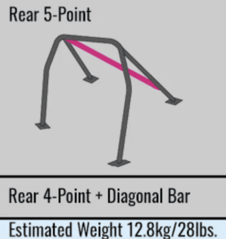 Cusco — Cusco D1 Chromoly  5-PT Roll Cage Subaru Nissan GT-R (R35)S/O/No Cancel)  Chromoly/Blue - view 4