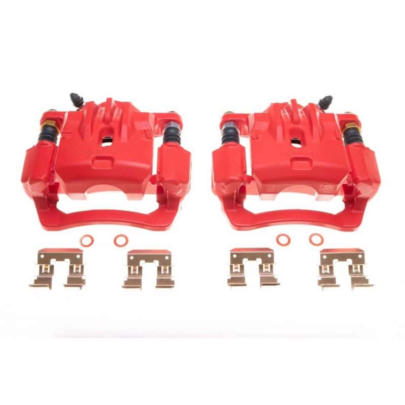 PowerStop — Power Stop 16-18 Subaru Crosstrek Rear Red Calipers - Pair
Caliper Set - view 1