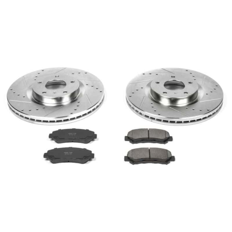 PowerStop — Power Stop 09-14 Nissan Maxima Front Z23 Evolution Sport Brake Kit - view 1