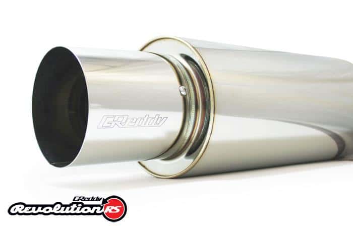 GReddy — GReddy Universal 2.5in 3-Bolt Tip Revolution RS Muffler - view 1