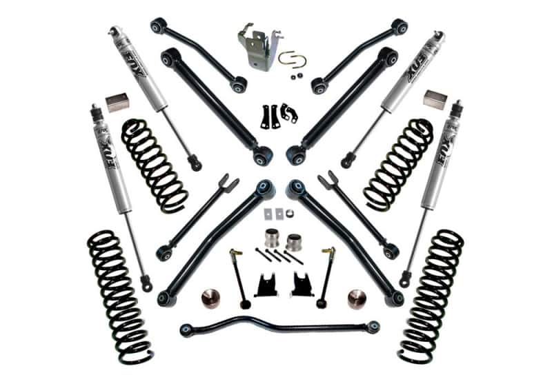 Superlift — Superlift 07-18 Jeep Wrangler JK 2 Door 4in Lift Kit w/ Reflex Control Arms & Fox Shocks
Suspension Lift Kit - view 1