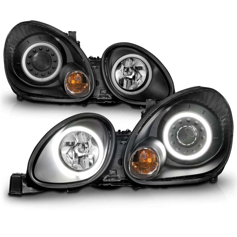 ANZO — ANZO 1998-2005 Lexus Gs300 Projector Headlights w/ Halo Black
Head Light Set
HdLtSet - view 9