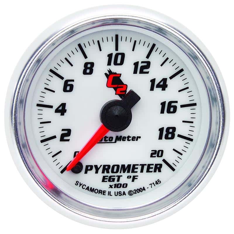 AutoMeter — Autometer C2 52mm 2000 Deg F Electronic EGT Pyrometer Gauge
GA 2" EGT 2K degF C2 - view 2