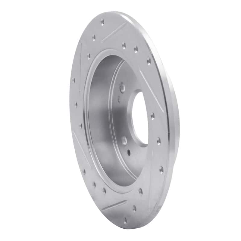 R1 Concepts — R1 06-15 Honda Civic Si Rear Right Drilled & Slotted Silver Brake Rotor
R1 Brake Rotor Drill - view 4