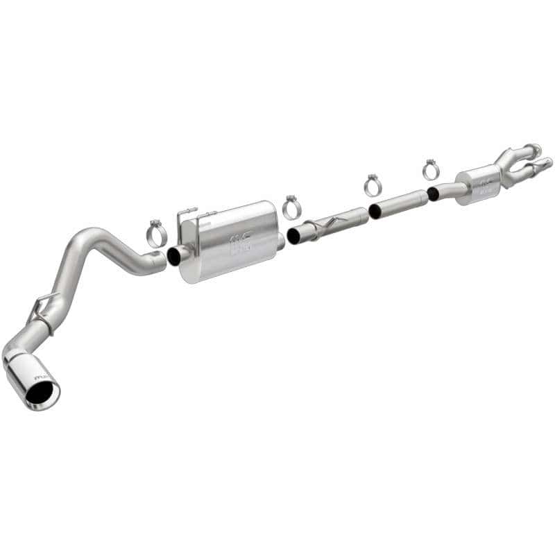 Magnaflow — MagnaFlow 2020 Ford F250/F350 3.5in Street Series Cat-Back Exhaust Rear Passenger Exit-Polished Tip - view 1