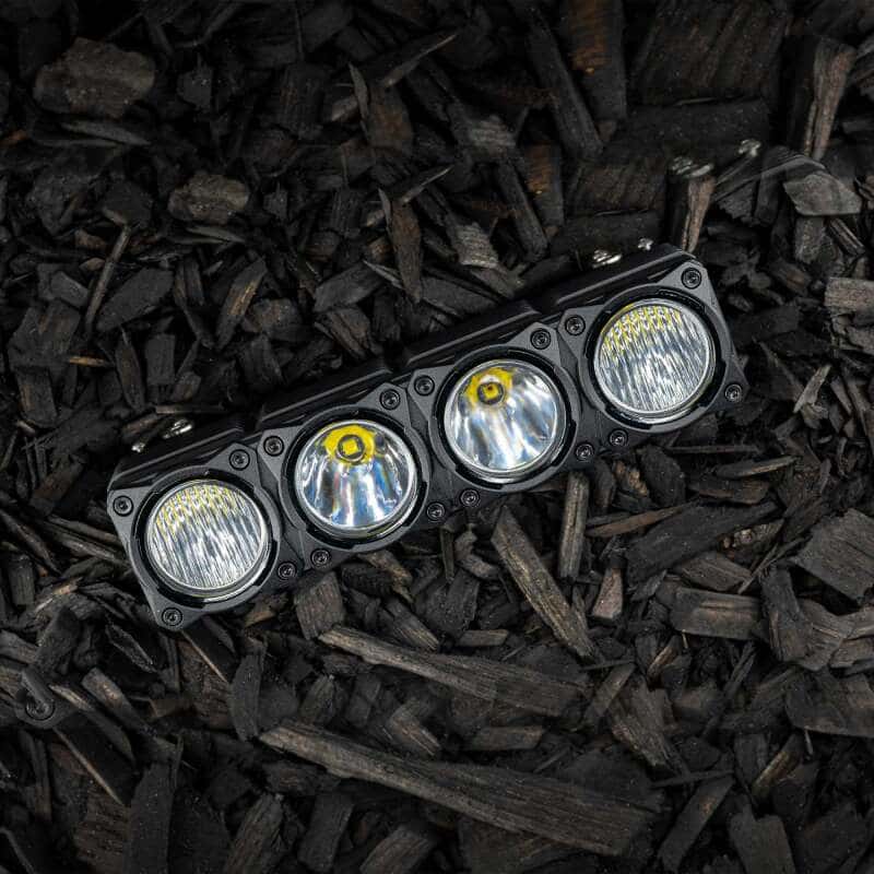 KC HiLiTES — KC HiLiTES FLEX ERA LED Light Bar Bezel Kit for 10in. Segments - Gloss Black - view 6