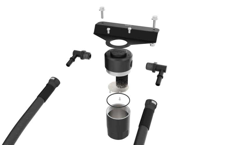 K&N Engineering — K&N 14-20 Chevrolet 1500 5.3L / 6.2L (Gas) Catch Can Oil Separator - view 4