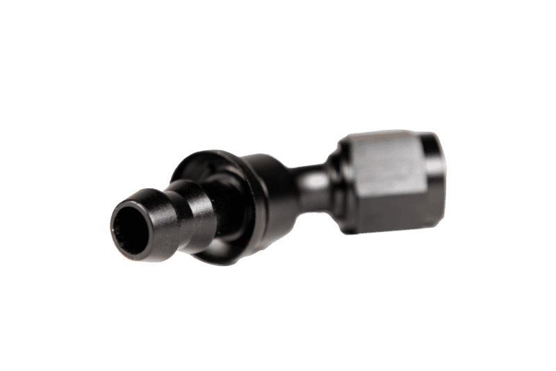 Fleece Performance — Fleece Performance Universal -6AN 45Deg to Hose Barb - Black
Hose Connector - view 6