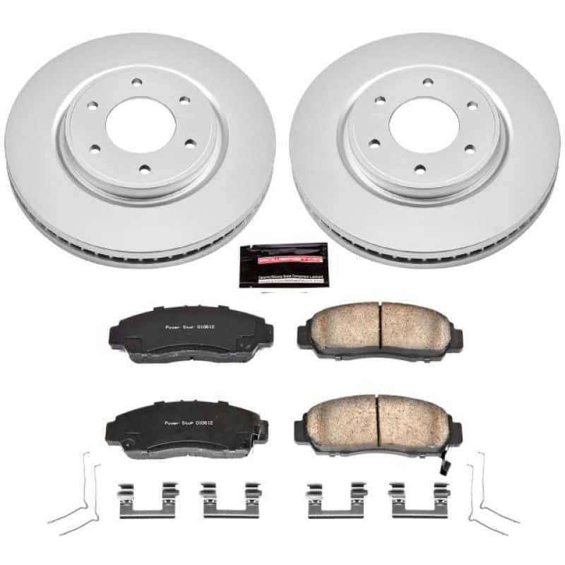 PowerStop — Power Stop 12-15 Nissan Armada Front Z17 Evolution Geomet Coated Brake Kit - view 1