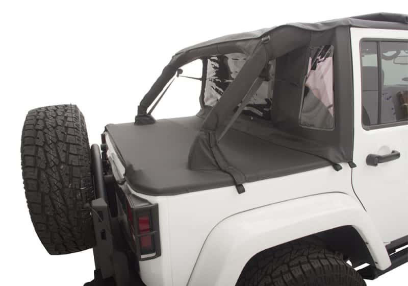 Rampage — Rampage 2007-2018 Jeep Wrangler(JK) Unlimited 4-Door Trailview Tonneau Top - Black Diamond
Soft Tops
Top-Soft - view 1