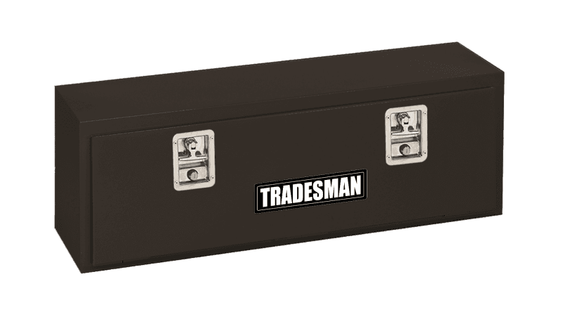 Tradesman — Tradesman Steel Top Mount Truck Tool Box (60in.) - Black - view 2