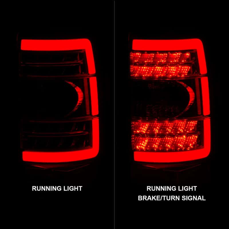 ANZO — ANZO 2000-2006 Chevrolet Tahoe LED Tail Lights w/ Clear Lens Black Housing - view 7