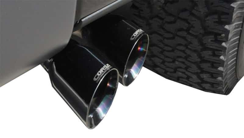 CORSA Performance — Corsa 2011-2014 Ford F-150 Raptor 6.2L V8 145in Wheelbase Black Xtreme Cat-Back Exhaust
Exhaust - view 9