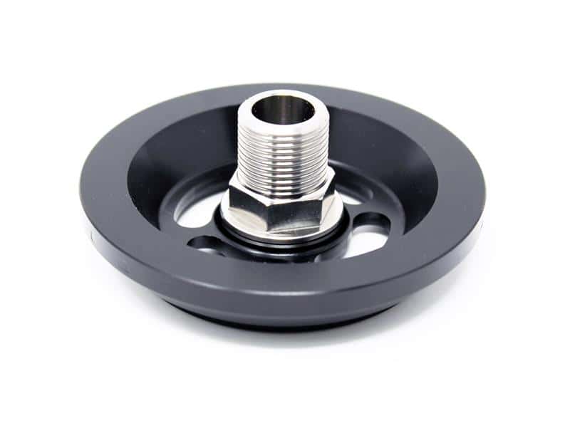 Torque Solution — Torque Solution WIX Oil Filter Adapter Nissan R35 GT-R VR38 - view 2
