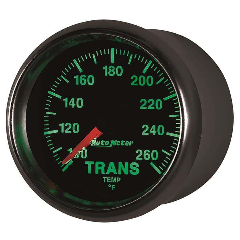 AutoMeter — Autometer GS 100-260 degree Electronic Trans Temperature Gauge
2-1/16" TRANS TEMP, - view 3