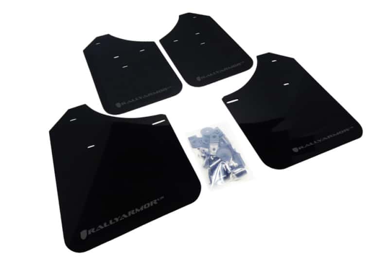 Rally Armor — Rally Armor 02-07 Subaru WRX/STI/RS/2.5i (Wagons Req. Mod.) Black UR Mud Flap w/Grey Logo
Mud Flap - view 1