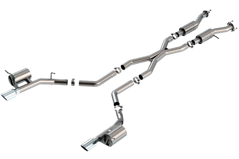 Borla — Borla 2021+ Dodge Durango SRT Hellcat 6.2L V8 AWD ATAK Cat-Back Exhaust System - T-304SS
Cat-Back System - view 1