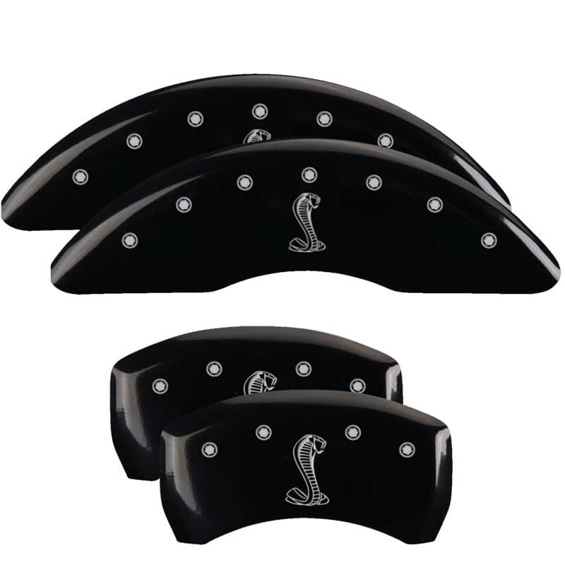 MGP — MGP 4 Caliper Covers Engraved Front & Rear Tiffany Snake Black finish silver ch
Caliper Covers - view 1