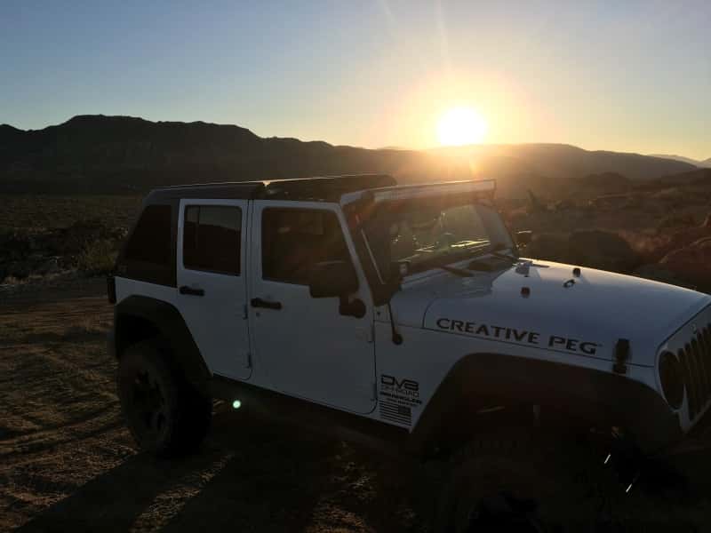 DV8 Offroad — DV8 Offroad 07-18 Jeep Wrangler JK 2 Piece Fast Back Hard Top 4 Door - Black (DS Only) - view 3