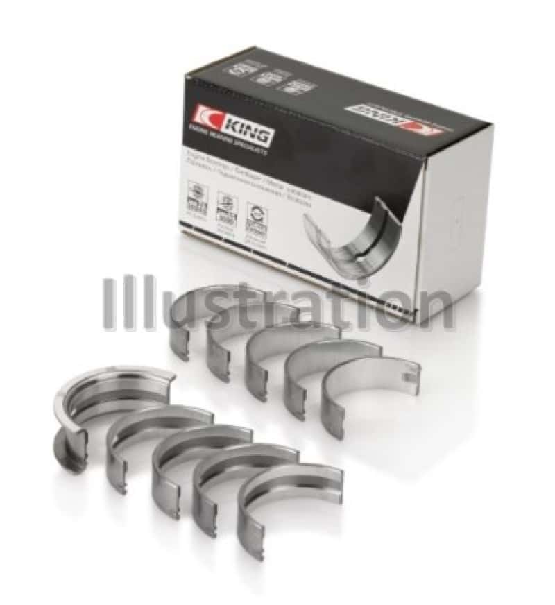 King Engine Bearings — King 91-04 Nissan 146CI/2.4L KA24DE L4 / 89-97 146CI/2.4L KA24E L4  (Size +0.75) Main Bearing Set
Engine Bearing - view 4