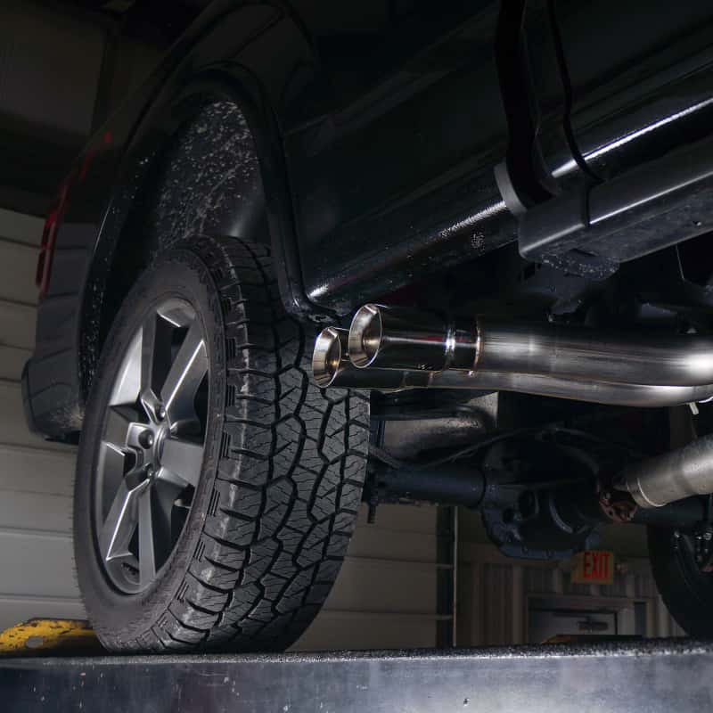 Stainless Works — Stainless Works 2015-18 F-150 Exhaust X-Pipe Resonator Muffler Exits In Front Of Passenger Rear Tire
Exhaust System - view 3