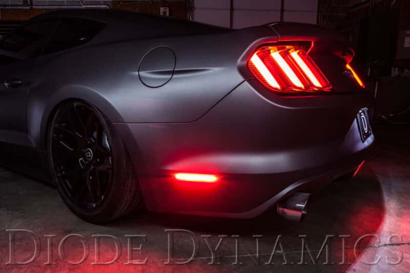 Diode Dynamics — Diode Dynamics 15-21 EU/AU Ford Mustang LED Sidemarkers - Smoked (Pair) - view 4