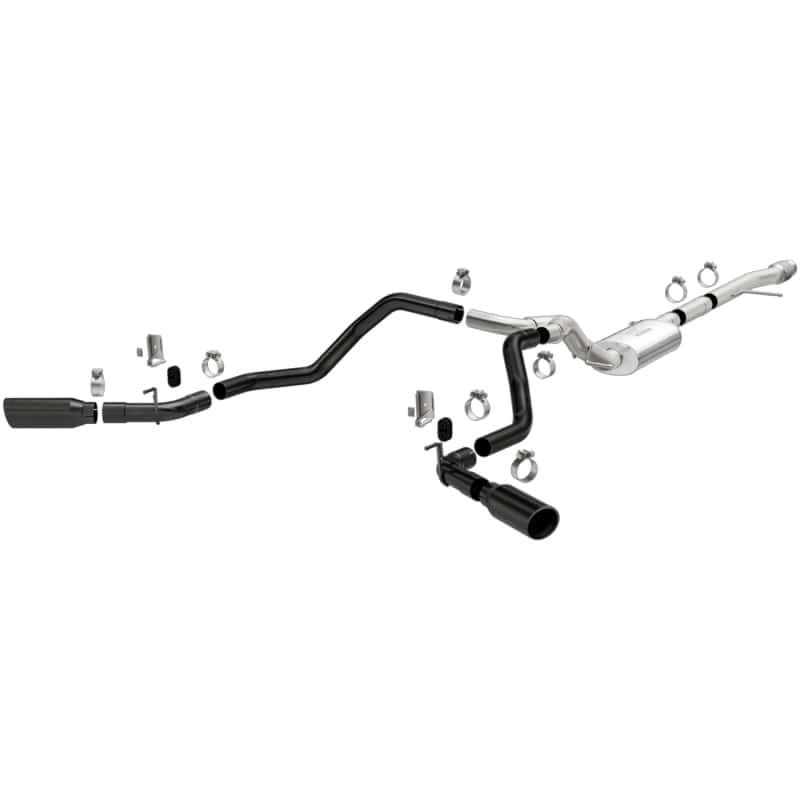 Magnaflow — MagnaFlow 2019 Chevy Silverado 1500 V8 5.3L Street Series Dual Split Exit Exhaust w/ Black Tips
Cat-Back - view 1