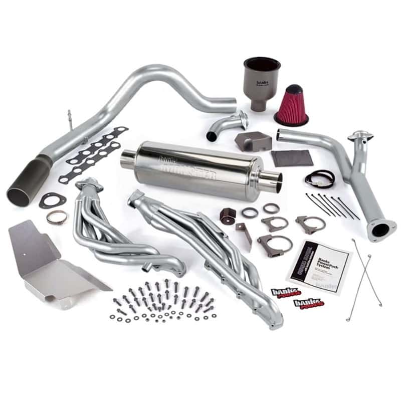 Banks Power — Banks Power 99-04 Ford 6.8L Truck EGR-Late Cat PowerPack System - SS Single Exhaust w/ Black Tip
Performance System - view 4