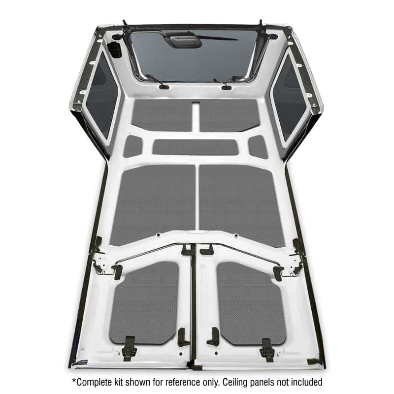 DEI — DEI 18-23 Jeep Wrangler JL 4-Door Boom Mat Rear Side Window Trim - 4 Piece - Gray
Sound Dampening Kit - view 5