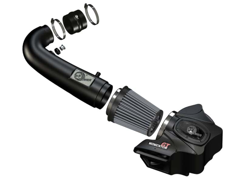 aFe — aFe POWER Momentum GT Pro DRY S Cold Air Intake System 11-17 Jeep Grand Cherokee (WK2) V8 5.7L HEMI
Momentum GT Intake - view 3