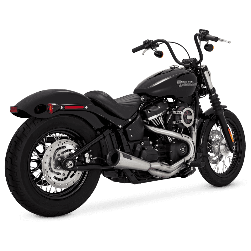 Vance and Hines — Vance & Hines HD Softail Fat Bob 18-22 Upsweep SS 2-1 PCX Full System Exhaust - view 2