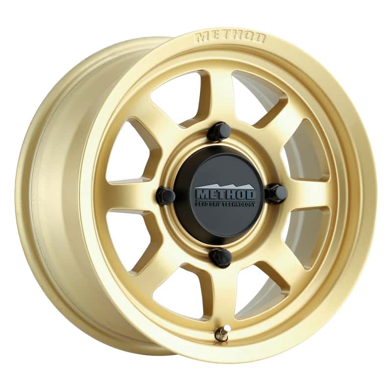 Method Wheels — Method MR410 14x7 4+3/+13mm Offset 4x136 106.25mm CB Gold Wheel - view 2