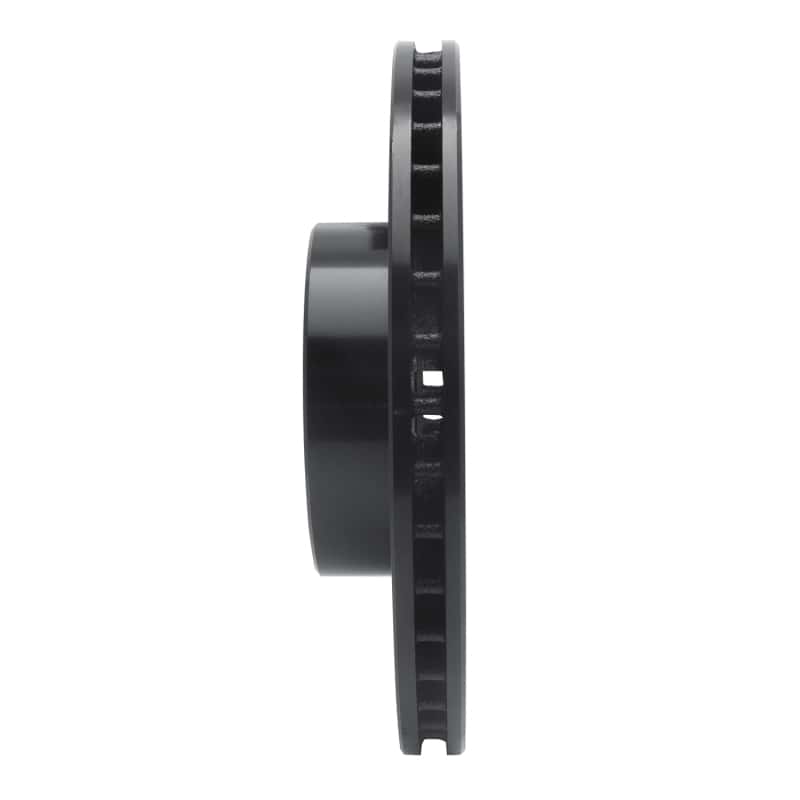 R1 Concepts — R1 90-16 Saab 9-2X Front Right Drilled & Slotted Black Brake Rotor
R1 Brake Rotor Drill - view 3