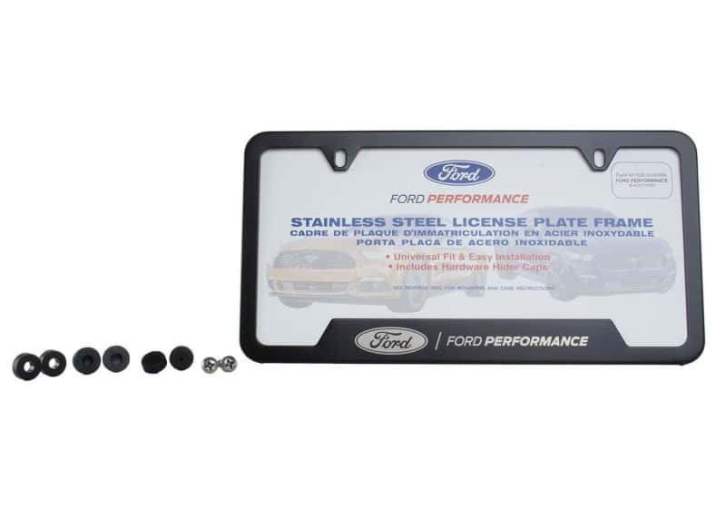Ford Racing — Ford Racing Stainless Steel Ford Performance License Plate Frame - Black - view 16