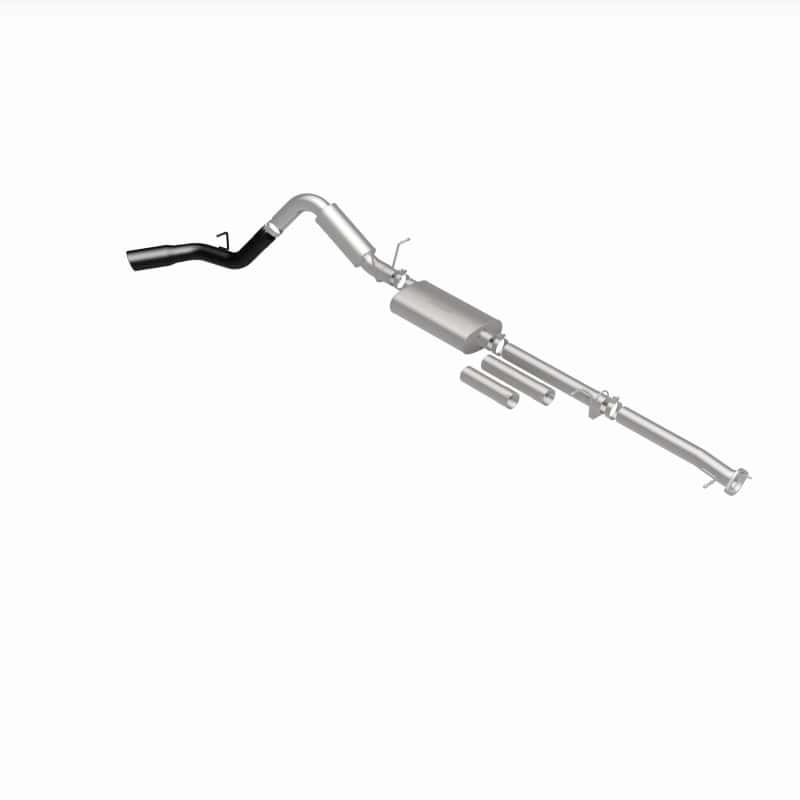 Magnaflow — MagnaFlow 11-19 GM 2500/3500 6.0L 4in Single Passenger Side Rear Exit Cat-Back Exhaust w/Black Tips
Cat-Back - view 14
