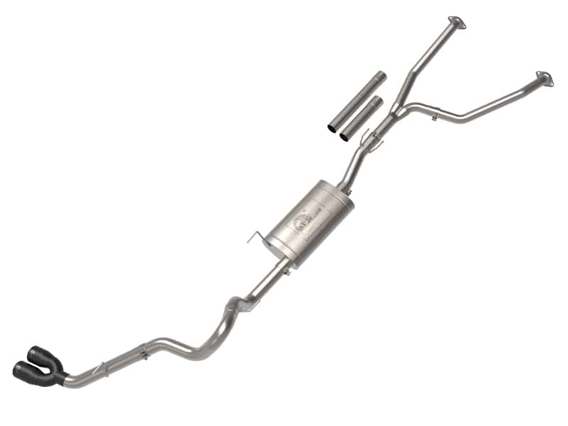 aFe — aFe 2022 Toyota Tundra V6-3.5L (tt) Vulcan Series 2.5in to 3in 304 SS Cat-Back Exhaust w/ Black Tip
Cat-Back Exhaust - view 1