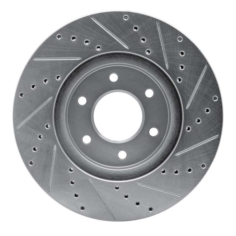 R1 Concepts — R1 06-09 Chevrolet Trailblazer Front Left Drilled & Slotted Silver Brake Rotor
R1 Brake Rotor Drill - view 5