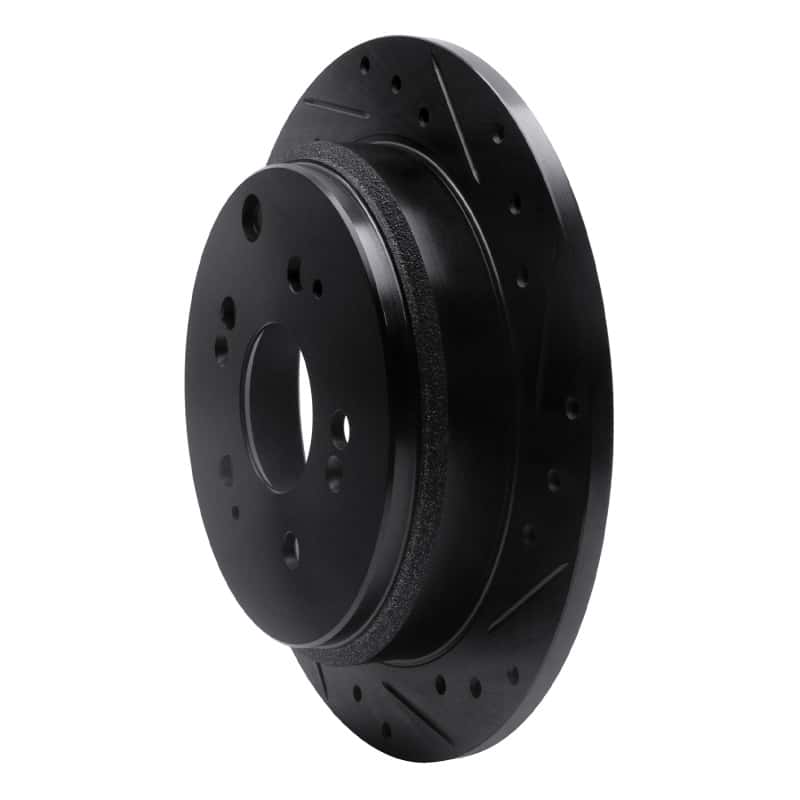 R1 Concepts — R1 05-10 Honda Odyssey Rear Right Drilled & Slotted Black Brake Rotor
R1 Brake Rotor Drill - view 2