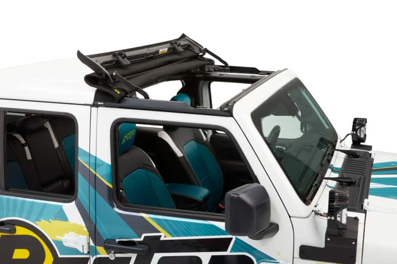 Bestop — Bestop 20-26 Jeep Gladiator / 18-26 Wrangler JL Sunrider For Hardtop (Premium Black Twill)
Sunrider - view 8